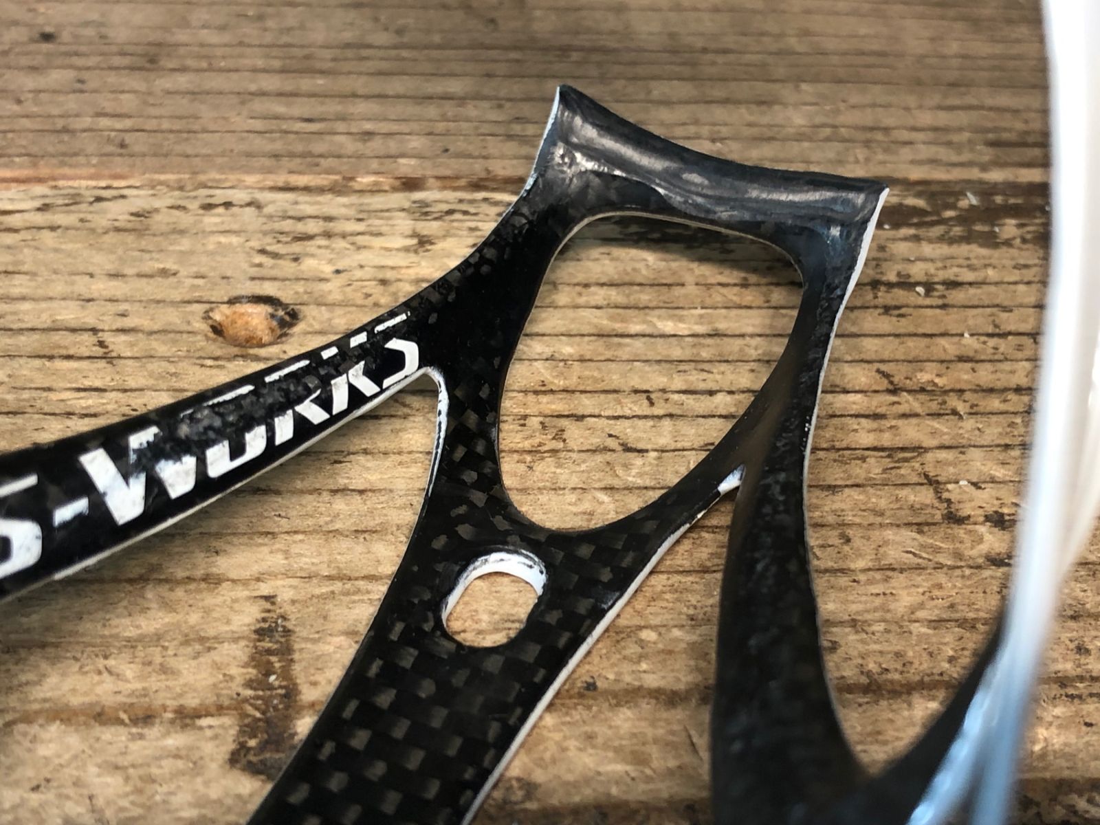 JM974 スペシャライズド SPECIALIZED S-WORKS RIB CAGE 3 カーボン ボトルケージ 白 2個セット BILLOVLOGS_CO_UK