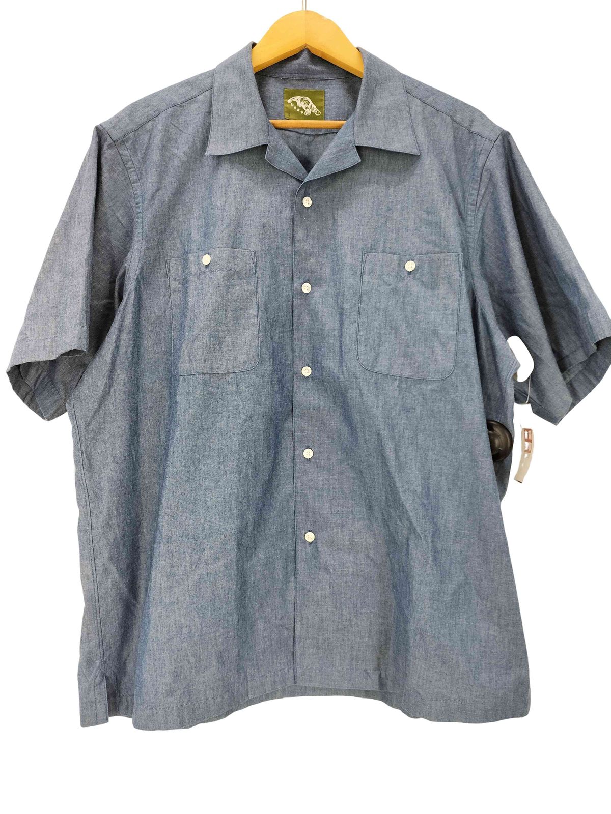 ユーズドフルギ 古着 25SS LOBS Lobs Adventure Clothing CHAMBRAY OPEN COLLAR SHIRT シャンブレー オープン シャツ メンズ JPN M