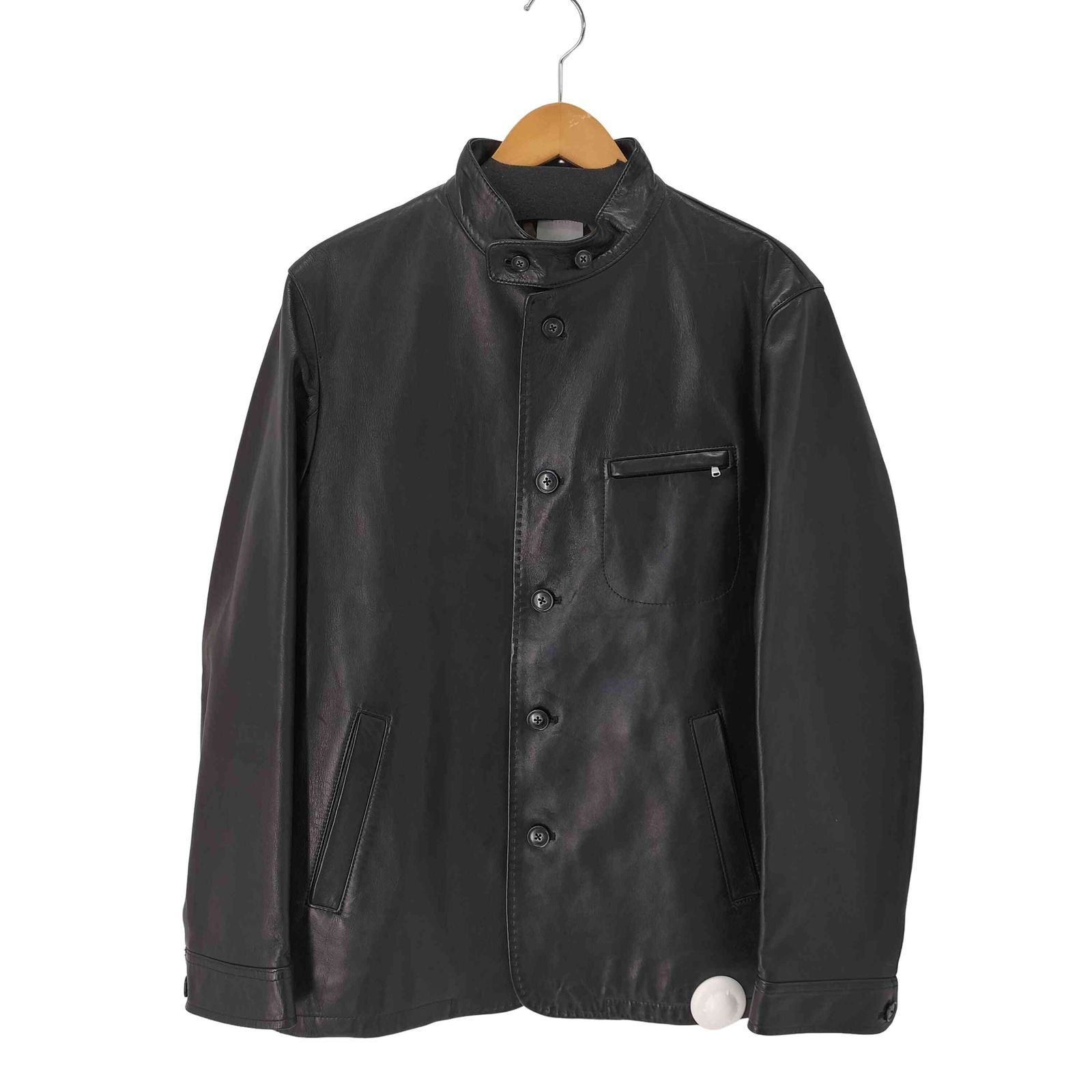 タケオキクチ TAKEO KIKUCHI 羊革 レザーカーコート メンズ JPN 3