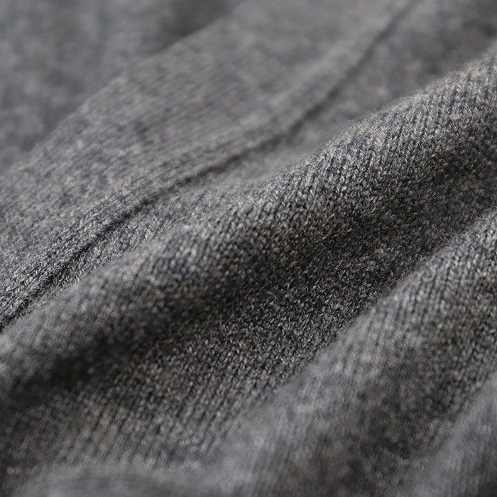 THOM BROWNE トムブラウン ニットカーディガン カシミヤ 4BARストライプ トリコロール グログラン ショートレングス タイトフィット Vネック トップス メンズ サイズ 1 グレー 灰色 スコットランド製