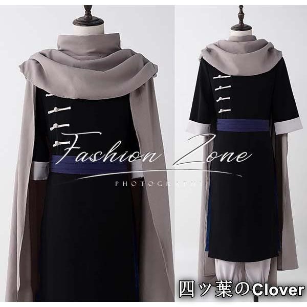 銀魂風 かむい 夜兎神威コスプレ衣装ウィッグ靴cosplayハロウィン演出服変装B25105