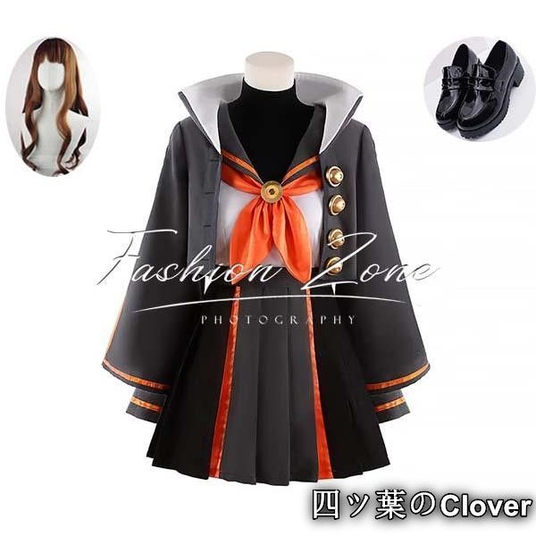 Fate Grand Order風 岸波 白野きしなみ はくのザビ子コスプレ衣装ウィッグ 靴cosplayハロウィン演出服変装B25105