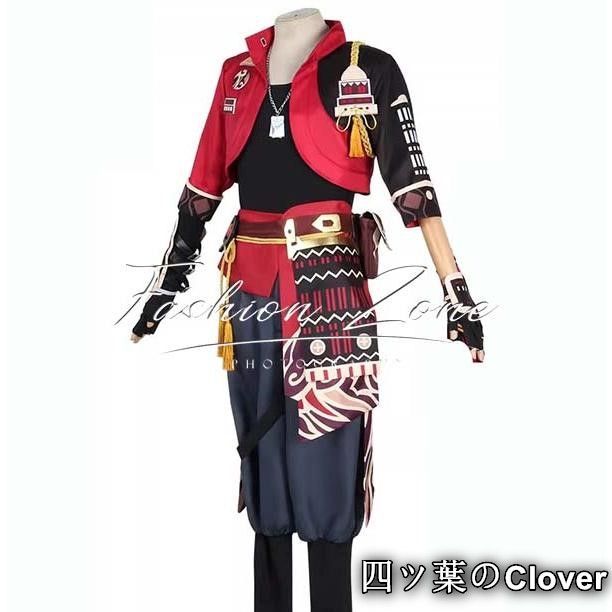 原神 げんしん 風 トーマ Thoma 五つ星号稲妻コスプレ衣装ウィッグ 靴cosplayハロウィン演出服変装B25105