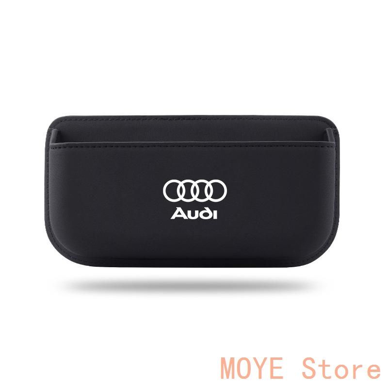 新品☆アウディ AUDI☆ブラック☆車用サイドバッグ 車用収納袋 携帯