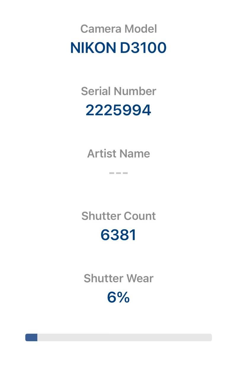  Nikon D 3100 デジタル一眼レフ ショット数6381 コンパクトデジタルカメラ デジタルカメラ