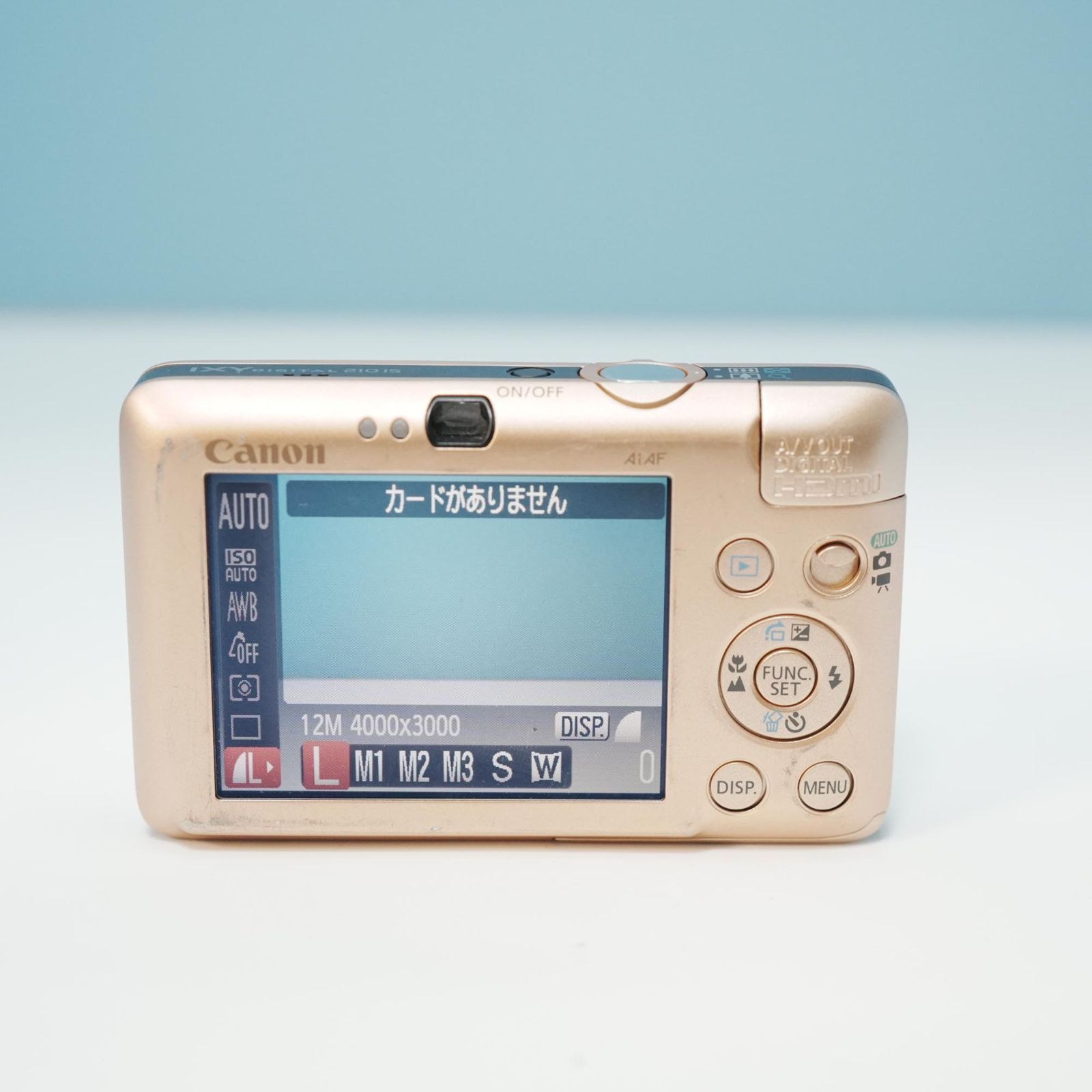 Canon IXY DIGITAL 210 IS デジカメ スマホ転送OK フルセット a5334