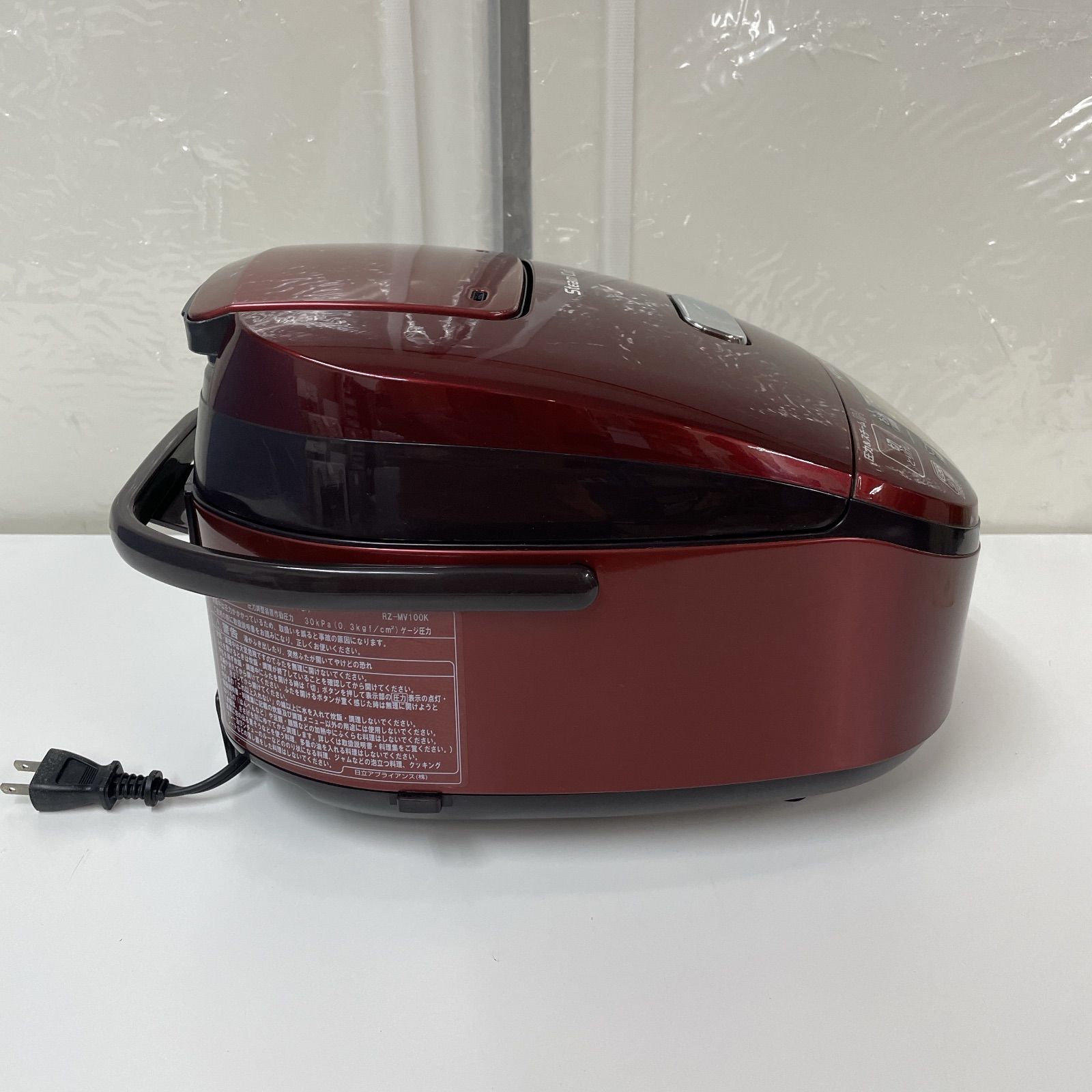  R 729 ☀️ HITACHI スチーム圧力IH炊飯ジャー 5 5合炊き RZ MV 100 K クリーニング済 炊飯器 炊飯器 餅つき機