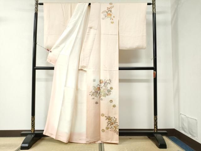 平和屋着物○金彩友禅 卓越技能者・名工・和田光正 訪問着 橘 葵 暈し