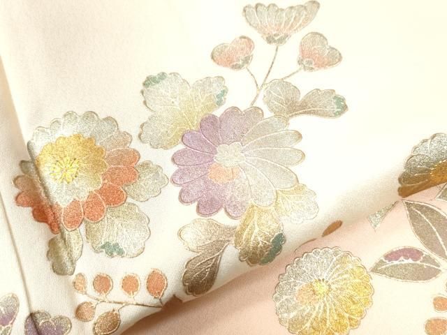 平和屋着物○金彩友禅 卓越技能者・名工・和田光正 訪問着 橘 葵 暈し