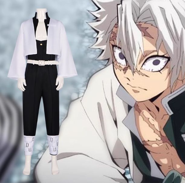 鬼滅の刃 風柱 不死川実弥 コスプレ衣装 - 鬼殺隊隊服 アニメコスチューム