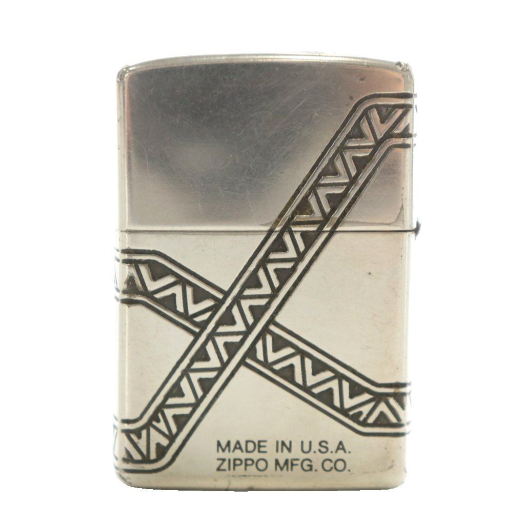 ジッポー ZIPPO LIMITED EDITION NO.0485 オイルライター 喫煙具 タバコ ロゴ 総柄 シルバー色 XZ GY 11