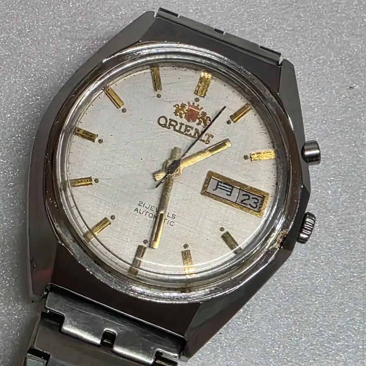 3580 オリエント Orient クリスタル 21石 オートマチック 時計