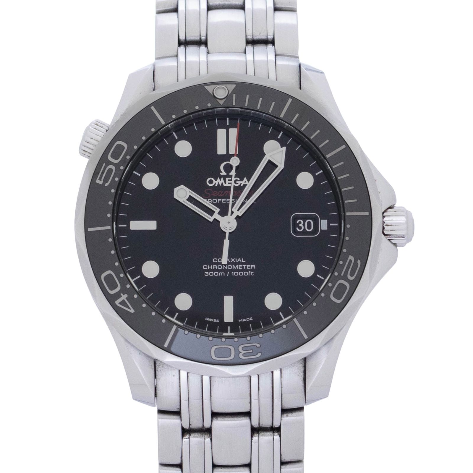 オメガ OMEGA シーマスター ダイバー 21230412001003 OMEGA Seamaster 自動巻き 腕時計 メンズ ユニセックス 黒