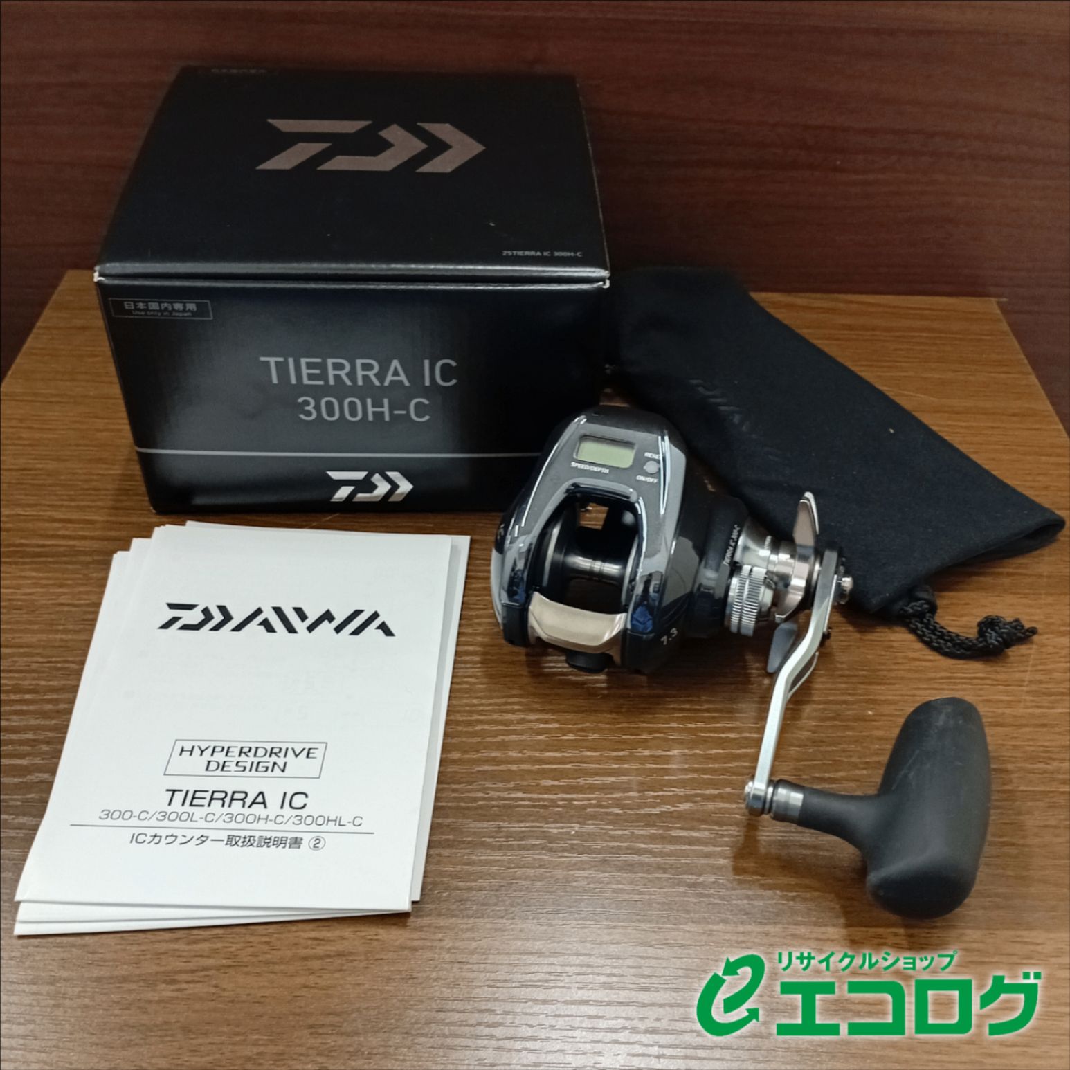 ダイワ DAIWA 25ティエラ IC 300 H-C ベイトリール