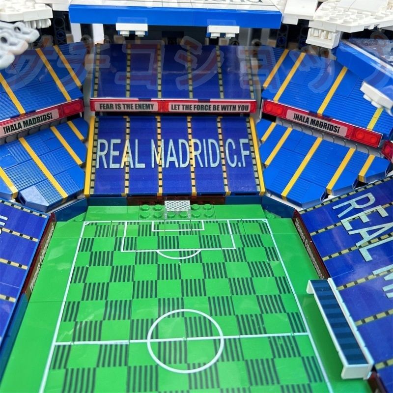 レゴ ル マドリード サンティアゴ ベルナベウ スタジアム 5876 PCS ライト付き ブロック おもちゃ 知育玩具 モデル 子供用 玩具 組み立て