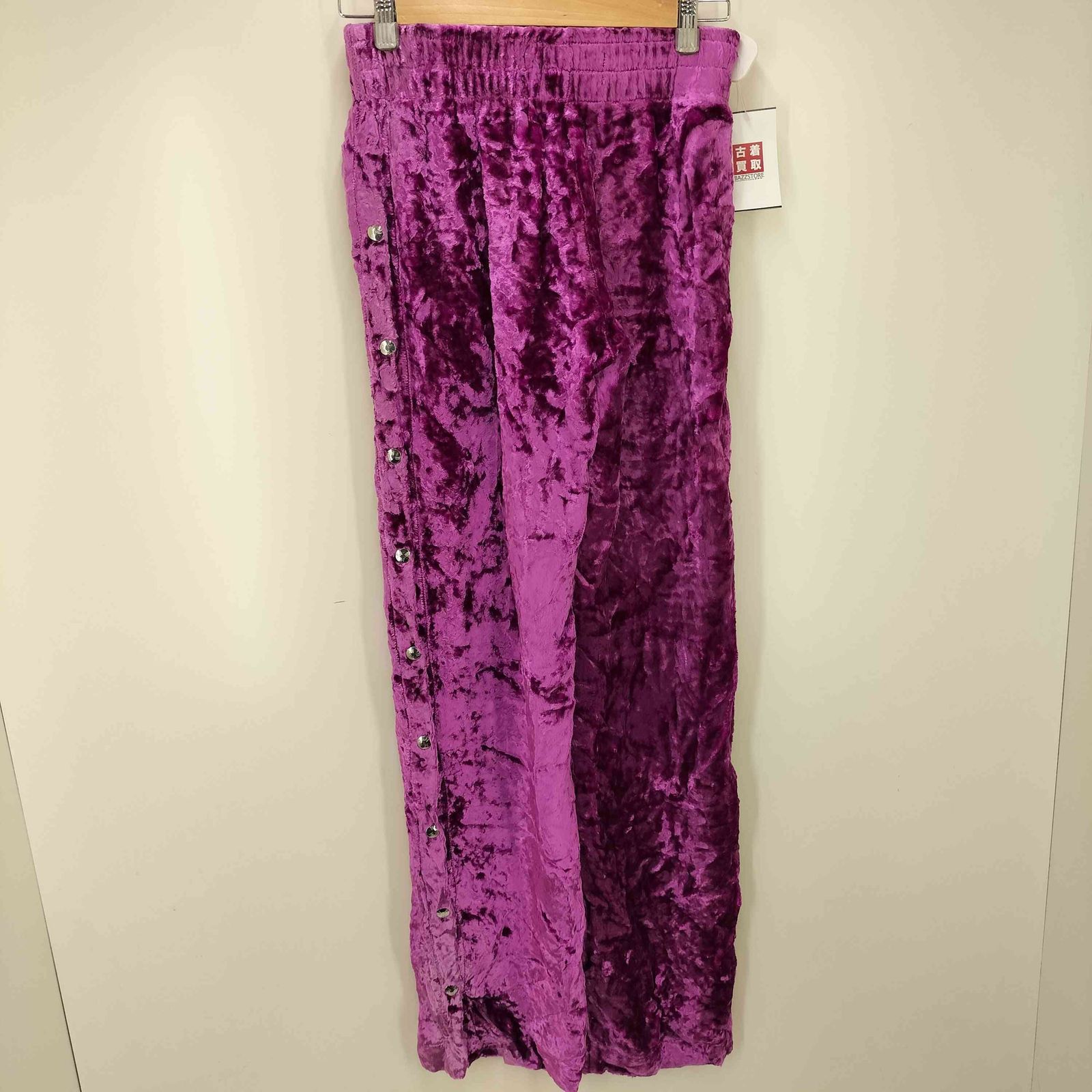 ミスビヘイブ MISBHV サイドボタン ベロア パンツ y2k レディース 表記無