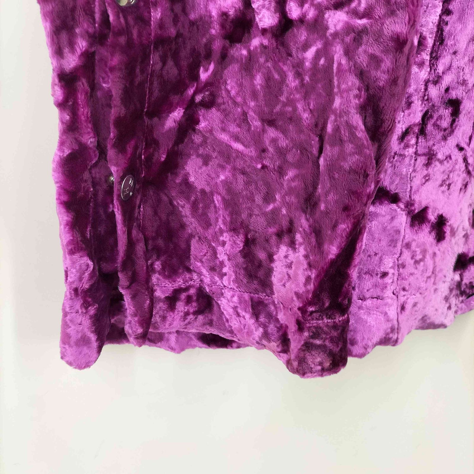 サイドボタン ベロア