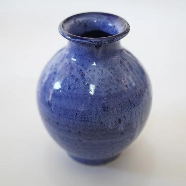 Gunnar Andersson Vintage stoneware vase light blue 北欧ヴィンテージ 花瓶 スウェーデン