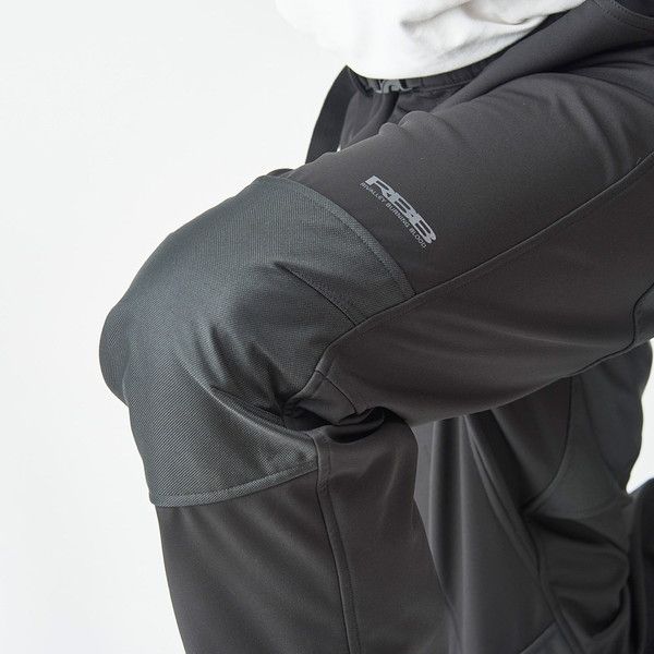 双進 防寒服アウター 7785 RBB ロックショアウィンドガードパンツ 杢ブラック 2 XL