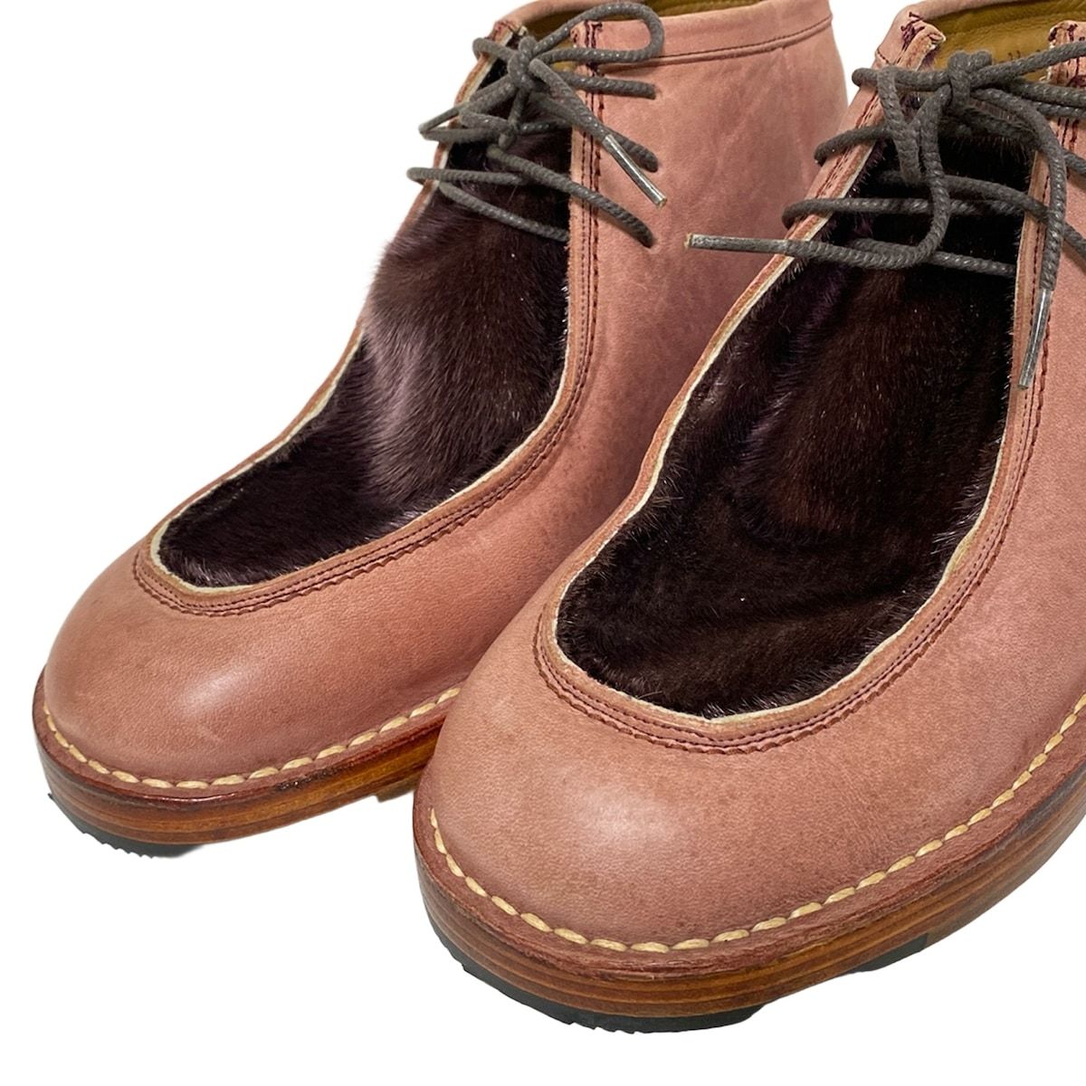 メンズ ピンクブラウン