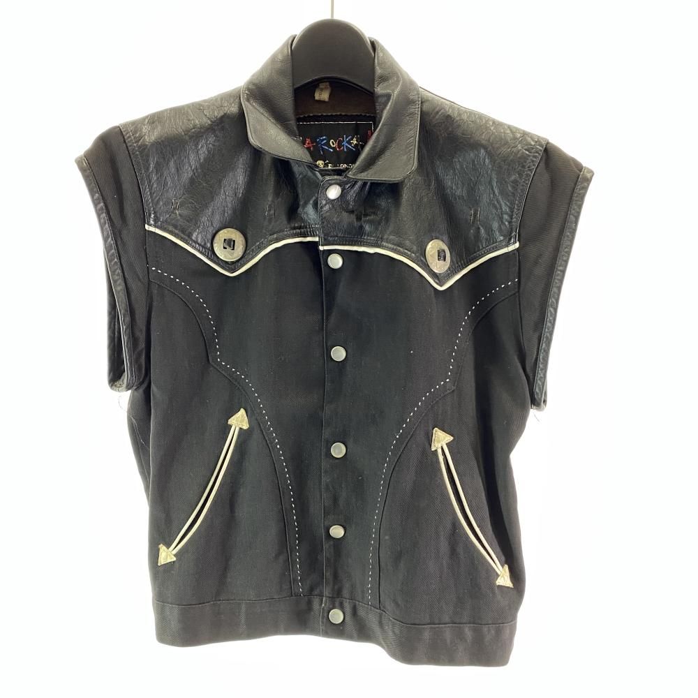 中古】JOHNSONS LA ROCKA! ウエスタンコンチョベスト サイズ表記なし