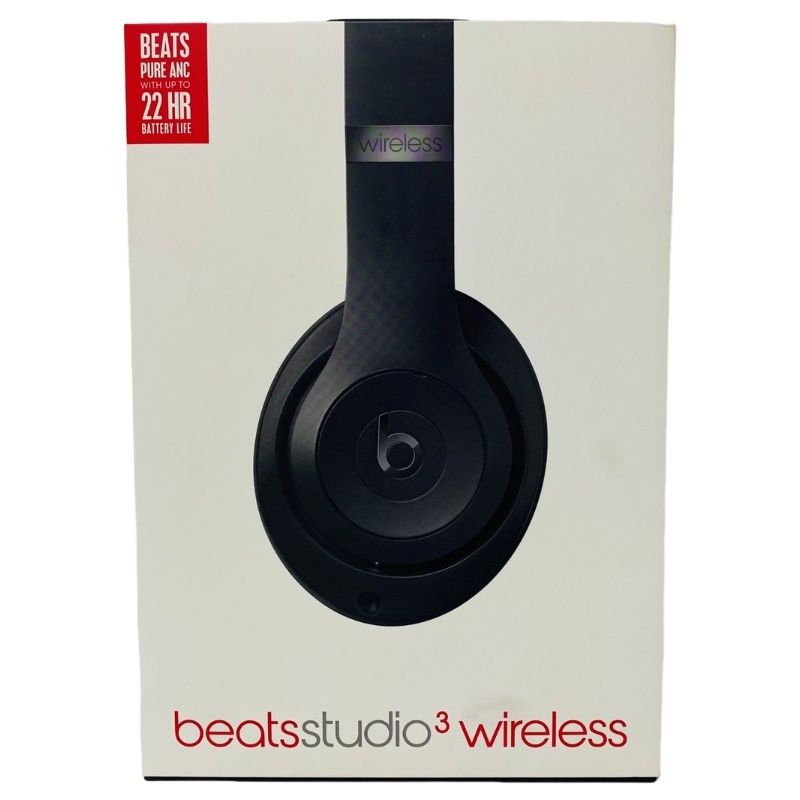 Beats ビーツ エレクトロニクス Studio3 Wireless ヘッドフォン MQ562PA A マットブラック 2019年製 動作 済 家電 電化製品 42510R1