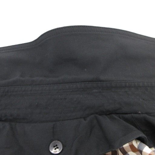 裏地チェック ベルト付