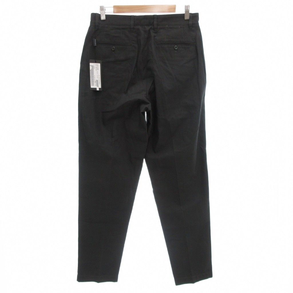 ドルチェ-ガッバーナ ドルガバ DOLCE-GABBANA パンツ スラックス 48 ツータック センタープレス イタリア製 ダークグレー GV GY19