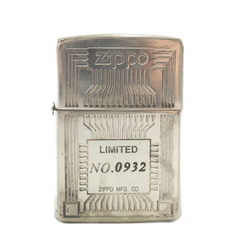 ジッポー ZIPPO LIMITED NO.0932 オイルライター 喫煙具 タバコ ロゴ シルバー色 XZ GY11