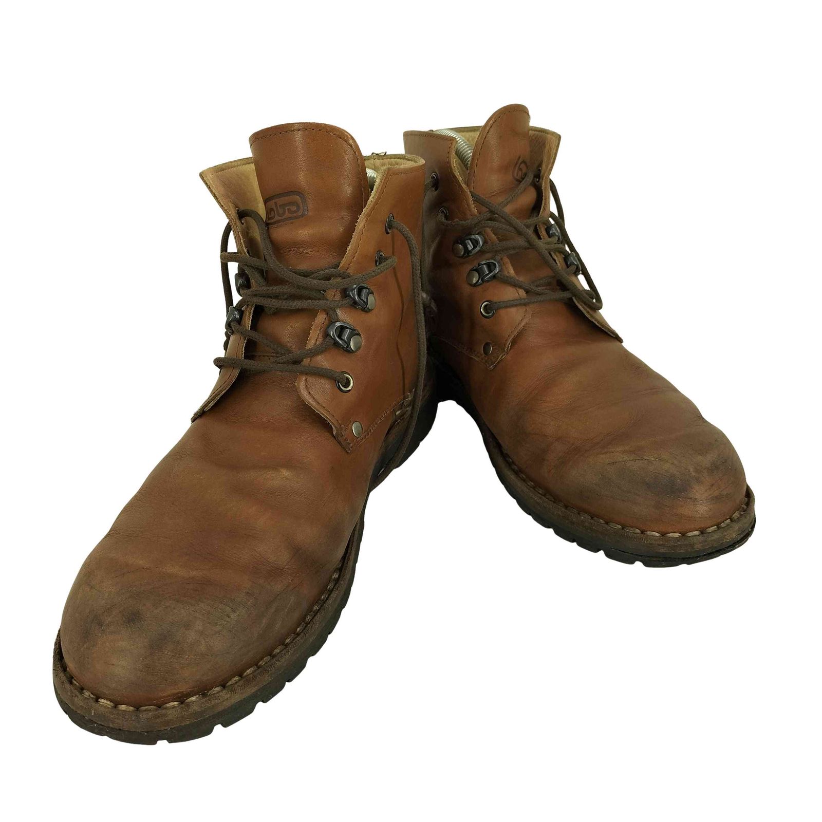 ホーボー hobo イタリア製 レースアップ レザーブーツ メンズ 表記無