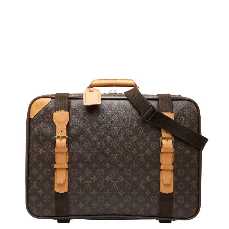 美品　LOUIS VUITTON サテライト53 旅行鞄　モノグラム. LOUIS VUITTON】サテライト53 モノグラム トラベルバッグ