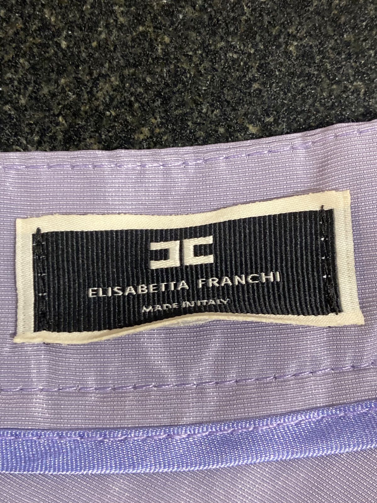 エリザベッタ ELISABETTA FRANCHI ティアードスカート 40サイズ ラベンダー レディーススカート イタリア製 GULLKHAN_COM