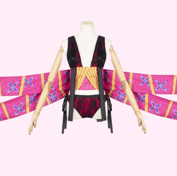 鬼滅の刃 上弦の陸 堕姫 コスプレ衣装 - アニメコスチューム