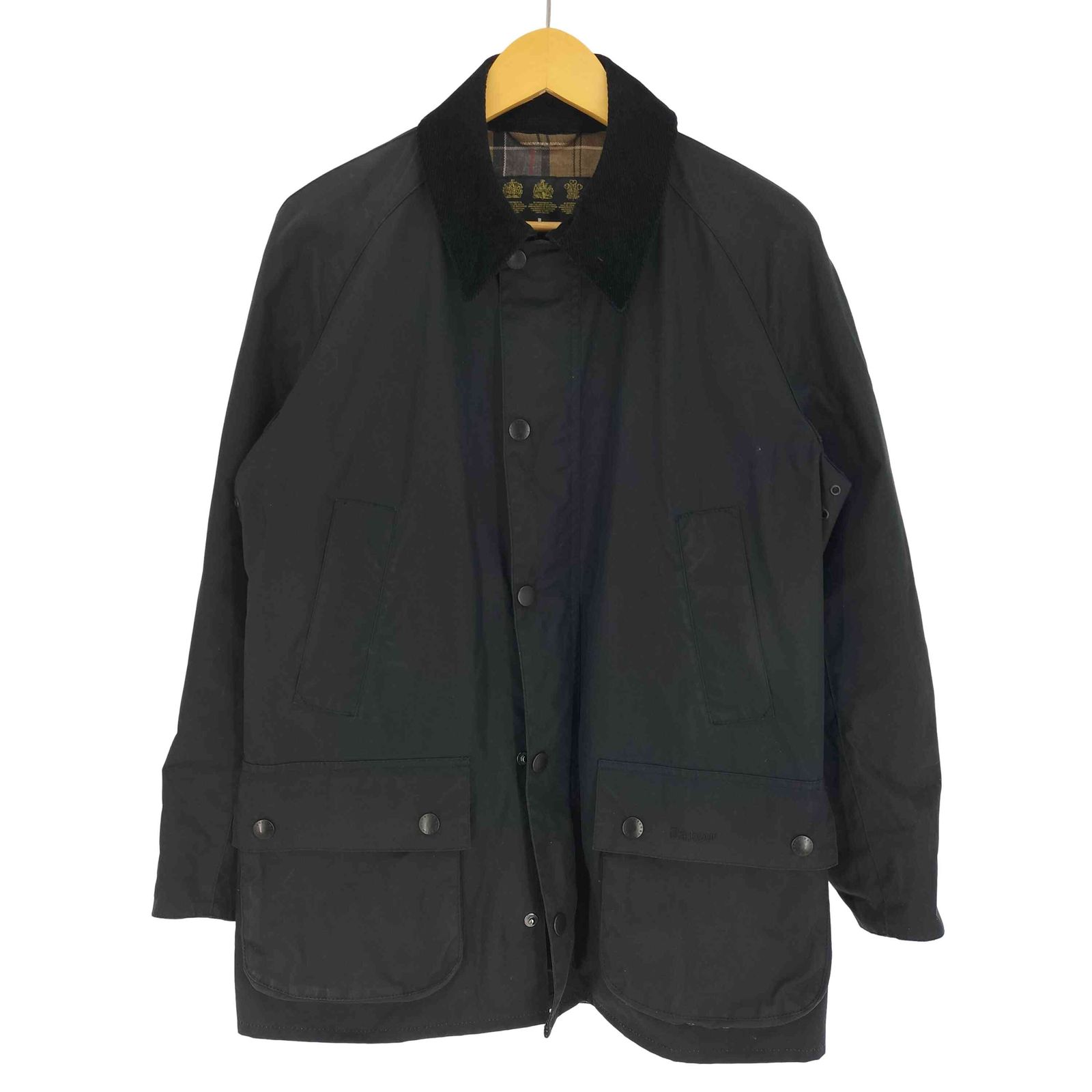バブアー Barbour SL ASHBY WAX JACKET アシュビーワックスジャケット オイル ハンティングジャケット 裏地チェック メンズ import M