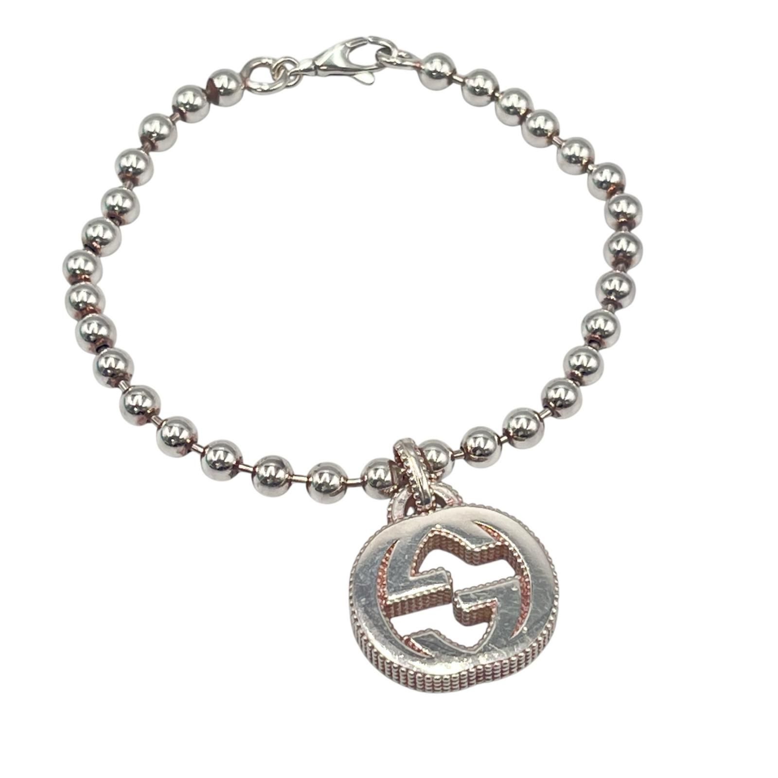 グッチ GUCCI ブレスレット インターロッキングG シルバー925 レディース