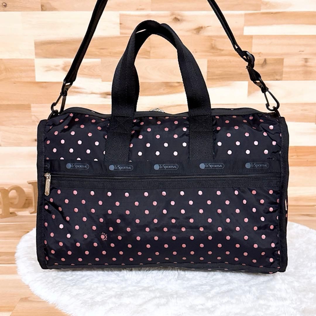 ドット ボストンバッグ