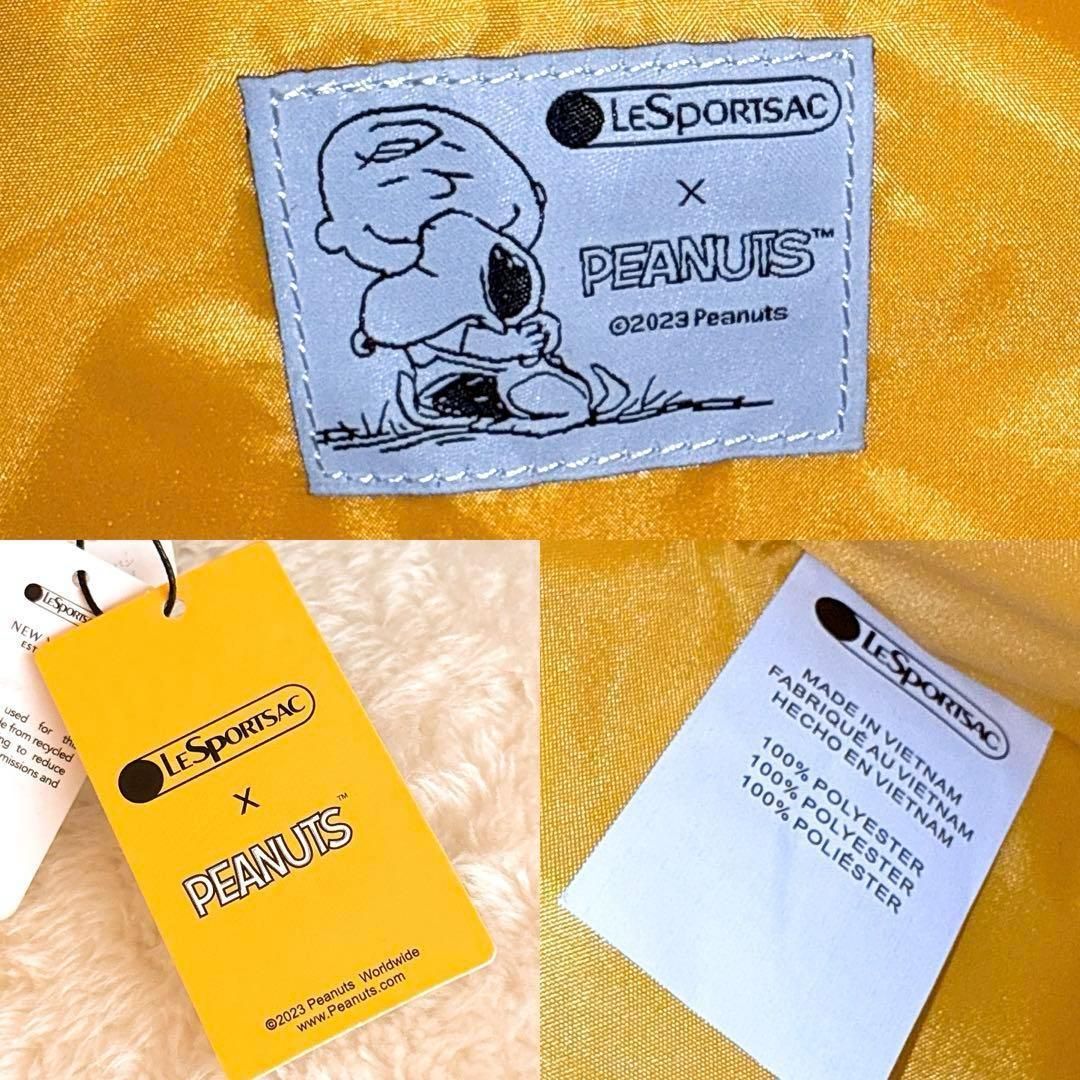 レスポートサック×スヌーピー コラボ 3wayボストンバッグ 緑×白 キャリーオン ショルダーバッグ ポーチ グリーン DECORATOM_COM_BR