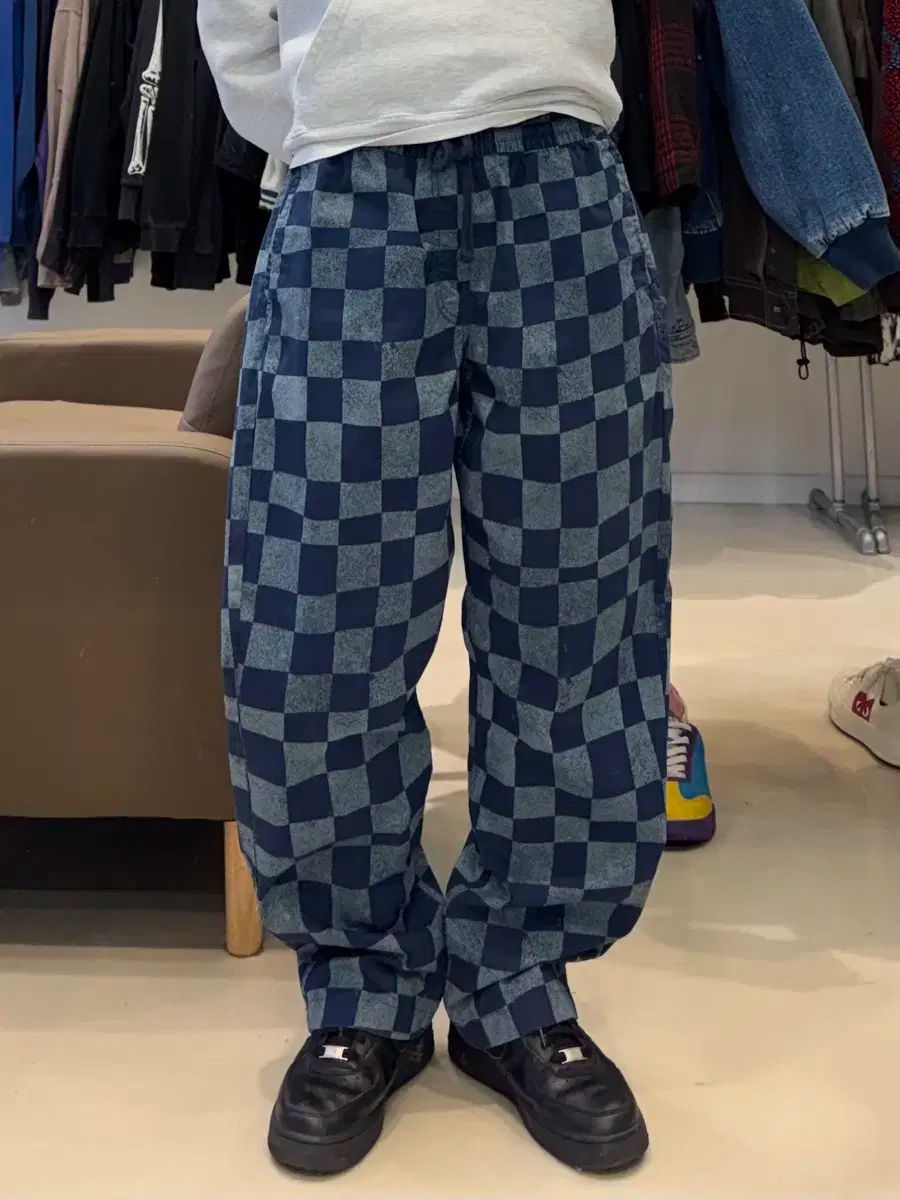  VANS チェッカーボード レンジ エルラスティック パンツ ジョガーパンツ スウェットパンツ パンツ