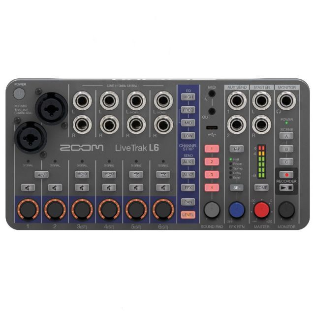 ZOOM ズーム LiveTrak L6ライブ演奏のミックス モニター レコーディングを1台で 3年延長保証 ユーザー登録 WWW_TRAVELLANDINDIA_COM