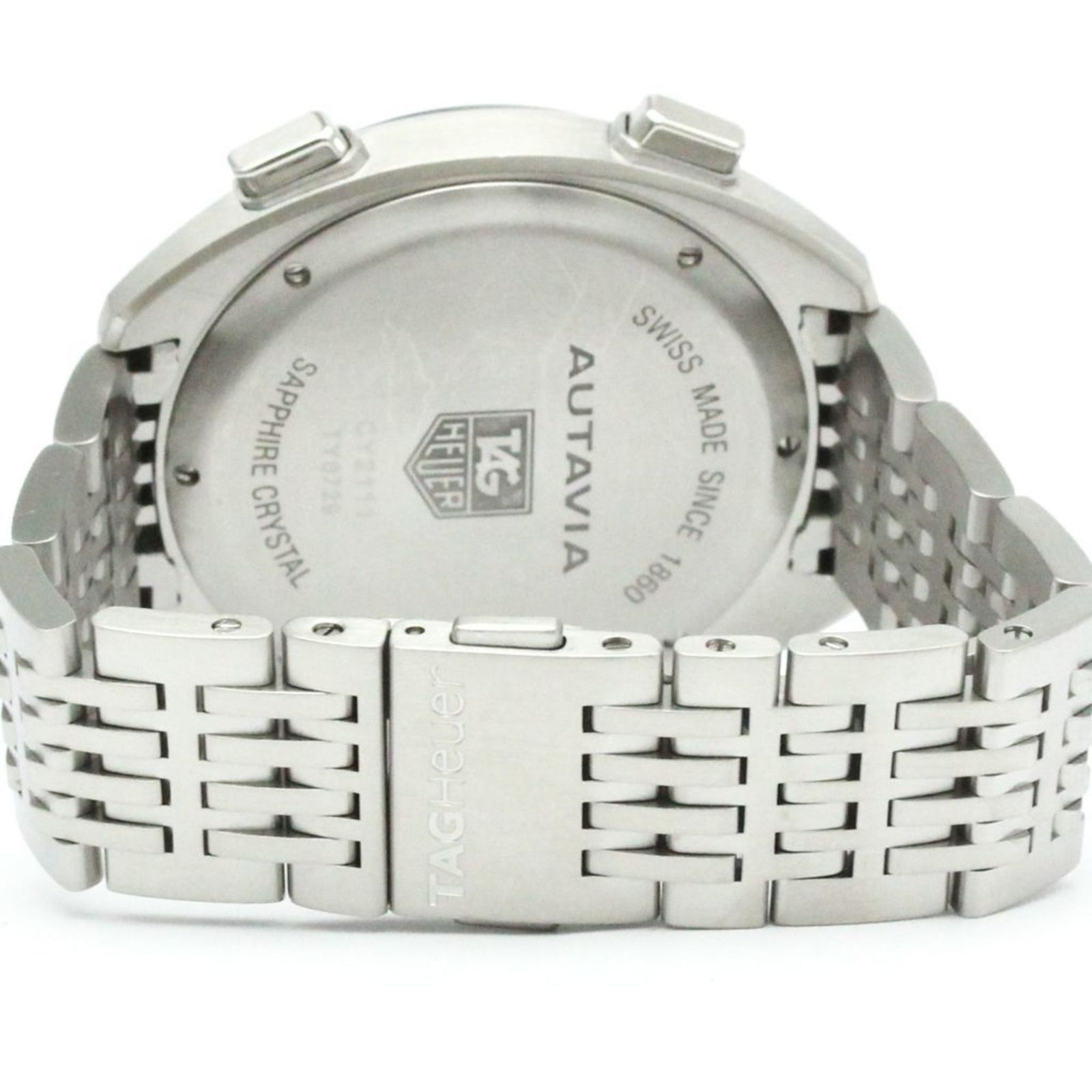 タグホイヤー TAG HEUER オータヴィア クロノグラフ ステンレススチール 自動巻き メンズ 時計 CY 2111 外装仕上げ済み