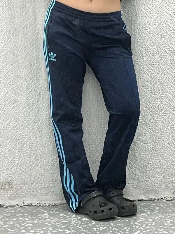 アディダス ファイヤーバード ジャージ スカイブルー ヨーロッパ トラック パンツ 90 C06426