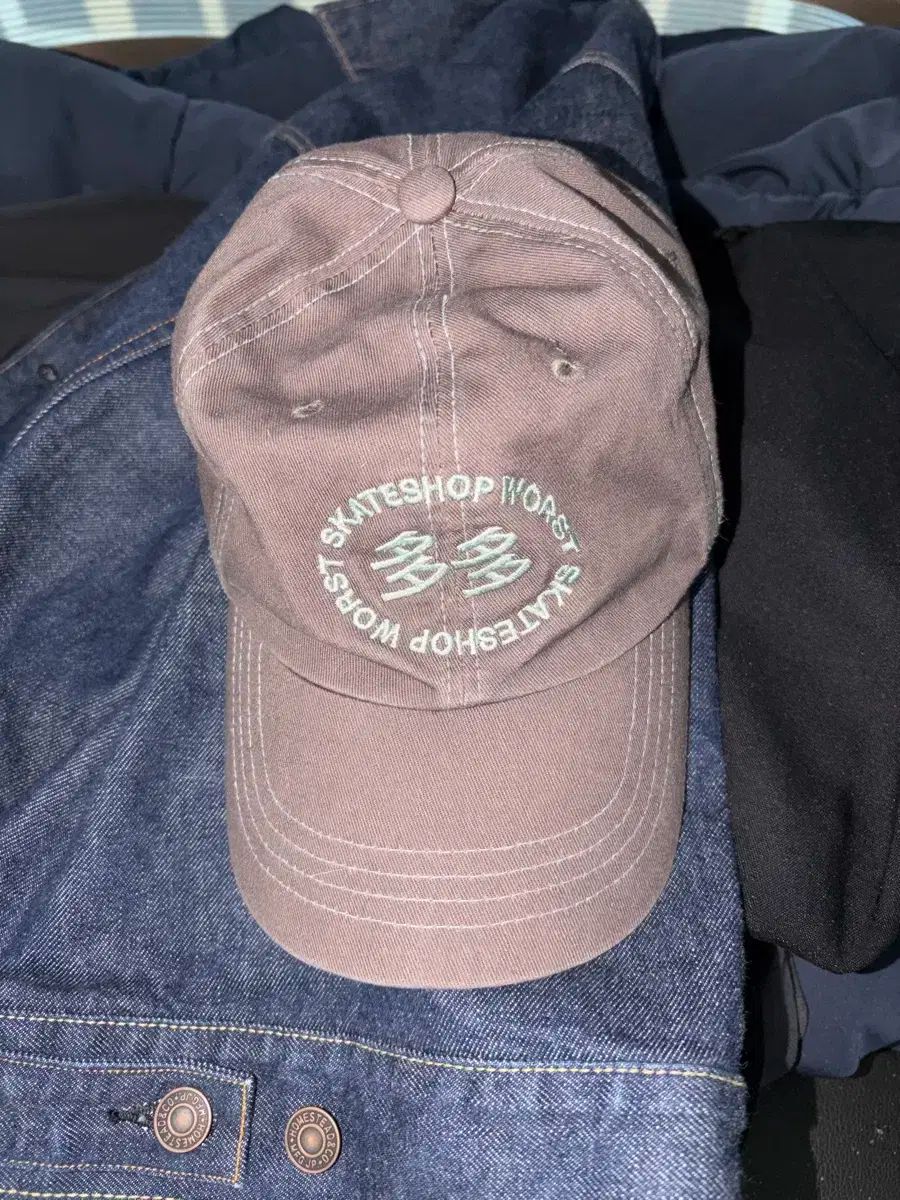ダダイズム worstスケートショップ ベースボールキャップ ブラウン