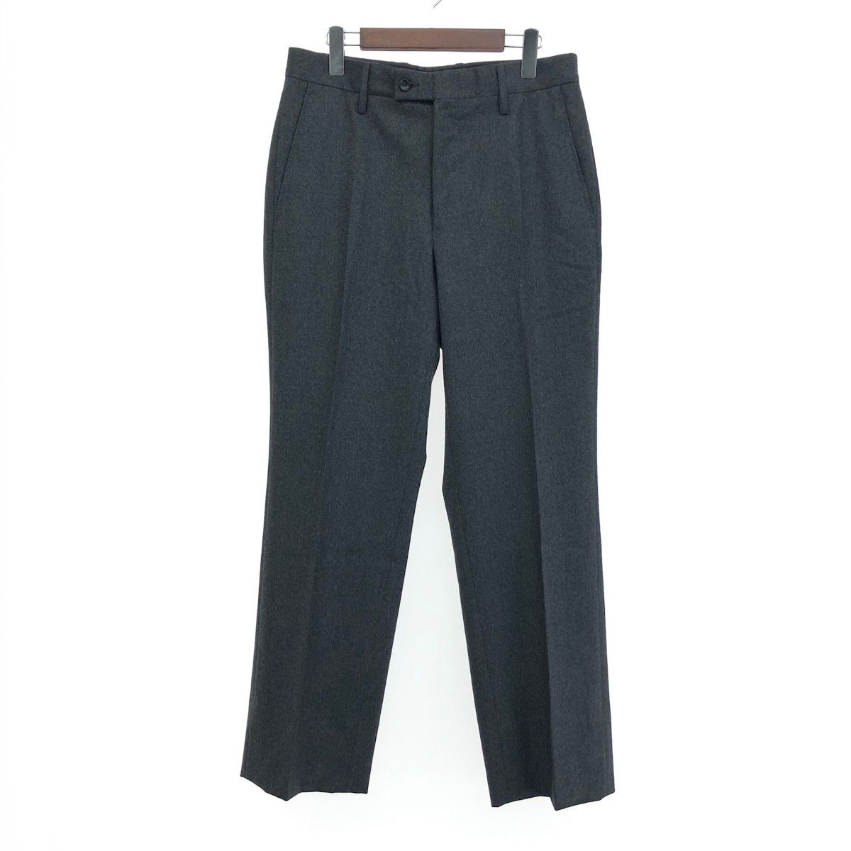 GUCCI グッチ ワイドトラウザーズ サイズ:46 ウール/アーカイブ グレー メンズ / 241005006932