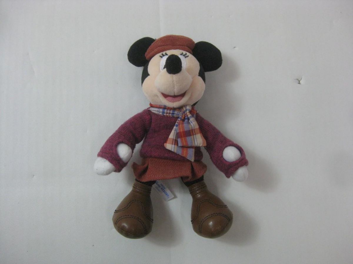 品 ディズニー ミニーマウス ミニーのスタイルスタジオ 秋 ぬいぐるみバッジ