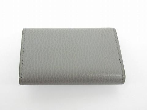 グッチ GUCCI GGマーモント レザー 6連 キーケース 456118 グレー レディース