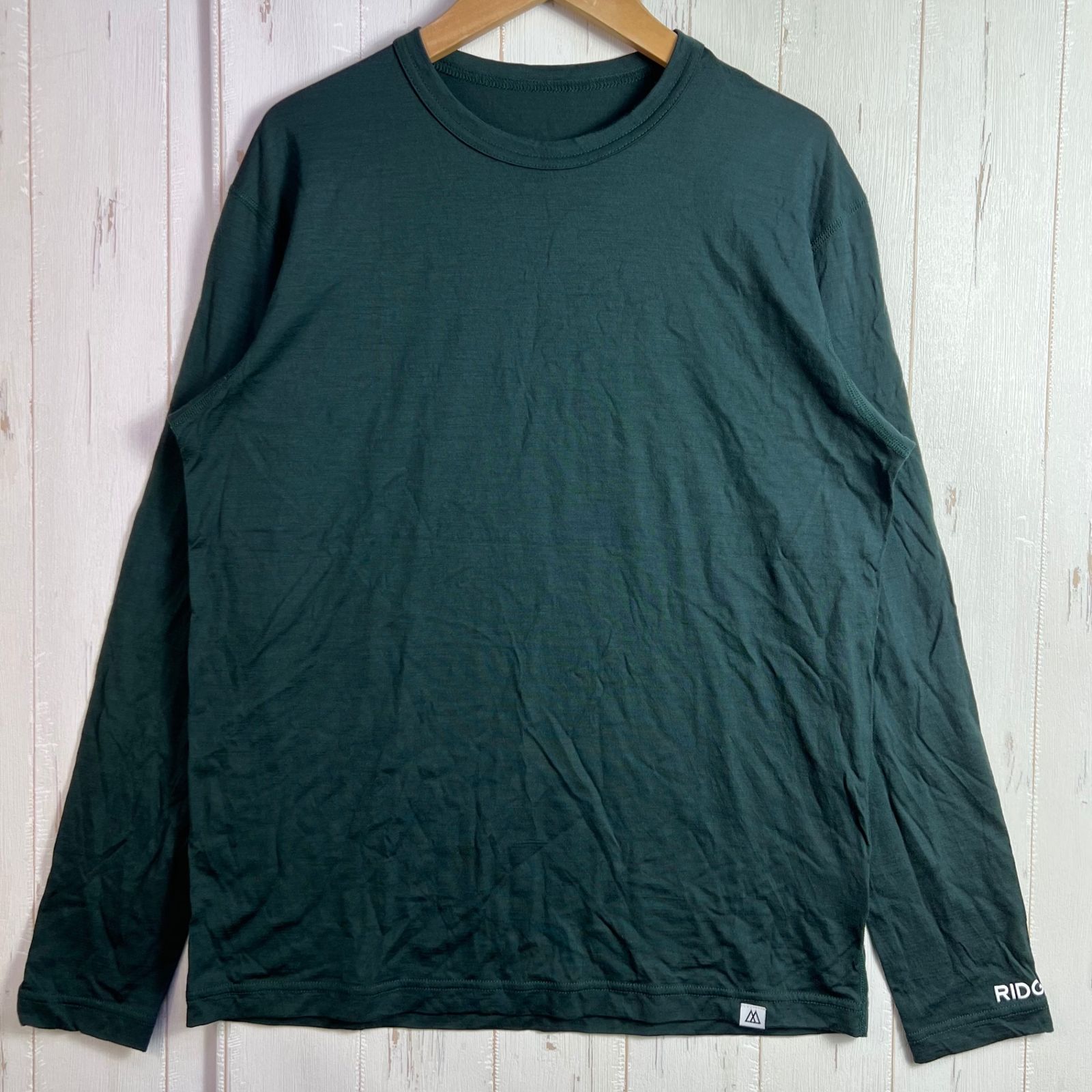 Men s M グリーン系 Ridge Mountain Gear リッジマウンテンギア メリノウール ベーシックロングスリーブTシャツ Merino Basic Tee Long Sleeve ウェア トップス イ