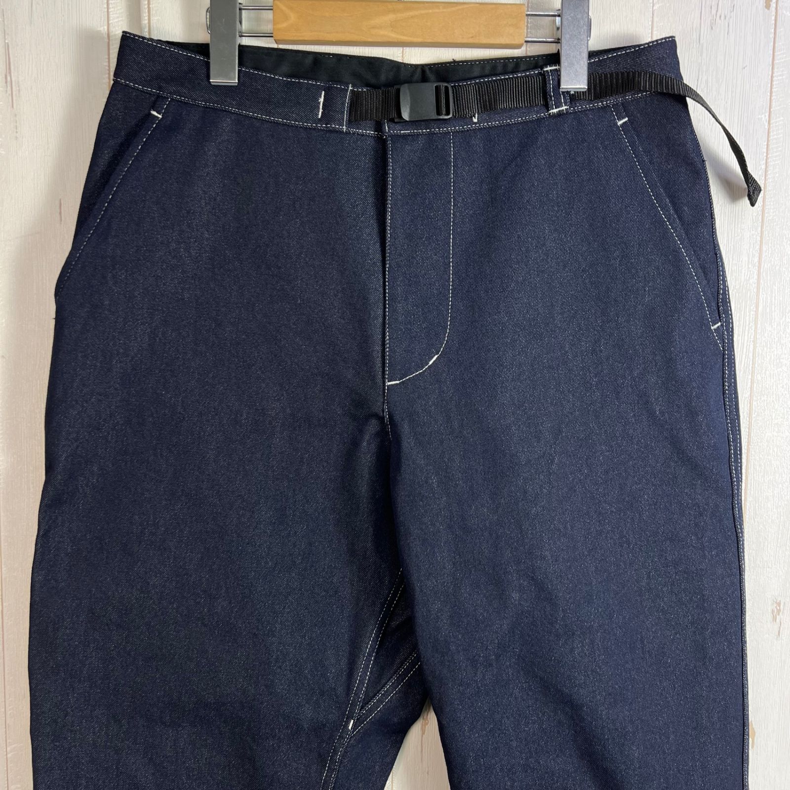 Unisex M ネイビー系 Bring ブリング ドライコットニー デニム クライミング パンツ Denim Climbing Pants ポリエステル ウェア ボトムス ロングパンツ z