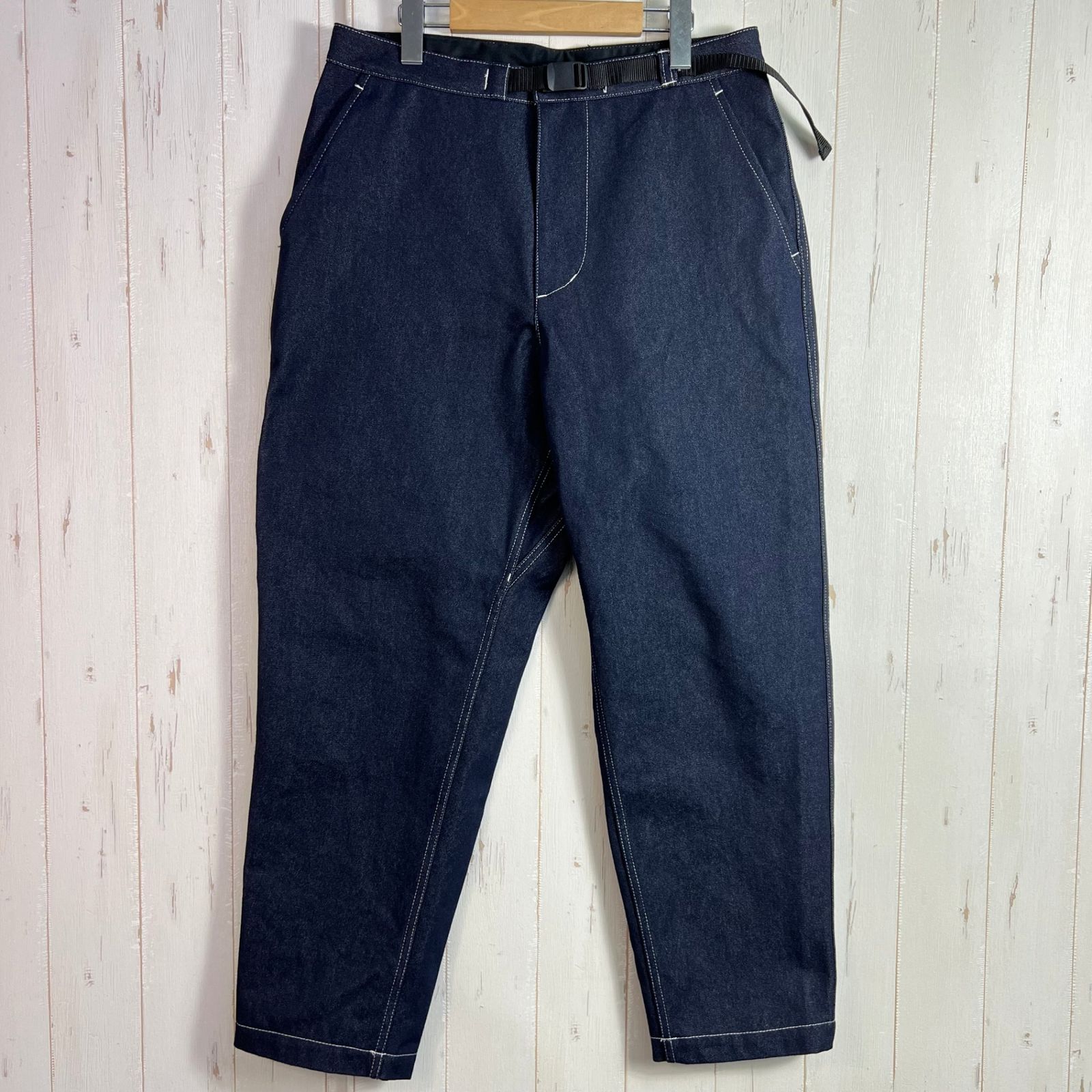 Unisex M ネイビー系 Bring ブリング ドライコットニー デニム クライミング パンツ DRYCOTTONY Denim Climbing Pants ポリエステル ウェア ボトムス ロングパンツ z00054005