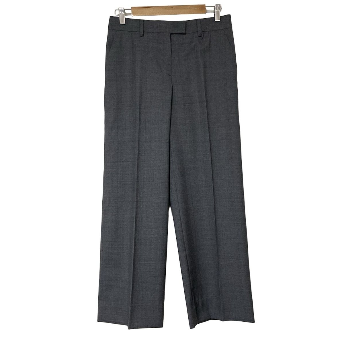 miumiu ミュウミュウ パンツ サイズ36 S レディース - ダークグレー×グレー