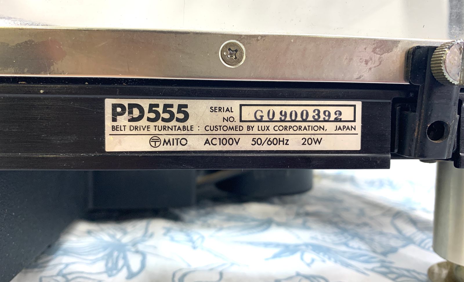 LUXMAN ターンテーブル